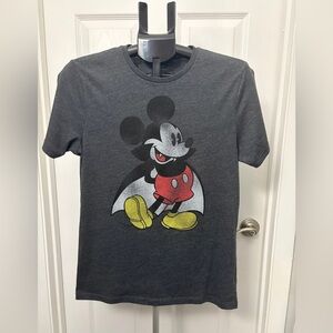 Old Navy Dark Gray Mickey Mouse Tee